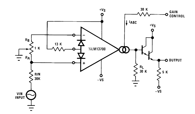 Voltage controlled amplifier