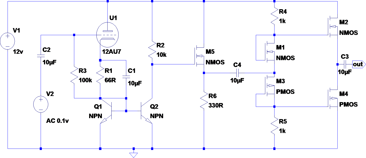 Initial amp design