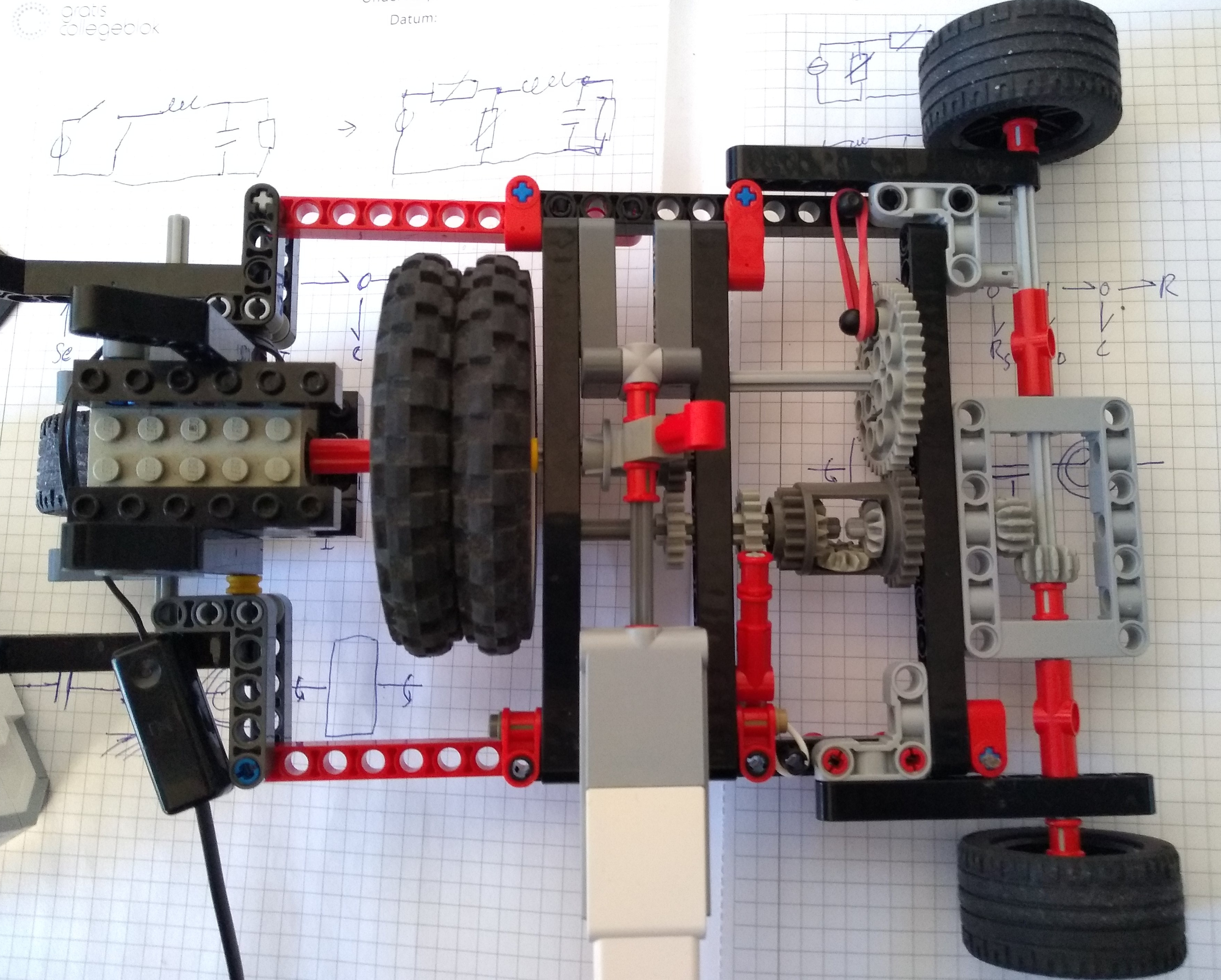 lego mechanical boost converter